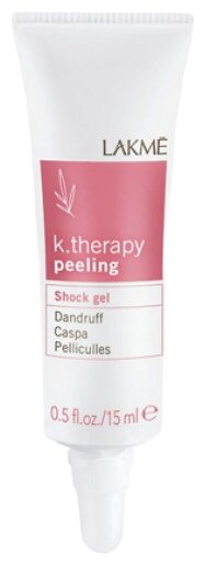 Lakme K-Therapy Peeling Гель интенсивного воздействия против перхоти, 15 мл, 6 шт., ампулы