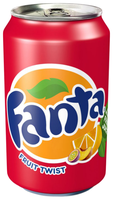 Газированный напиток Fanta Fruit Twist, 0.33 л