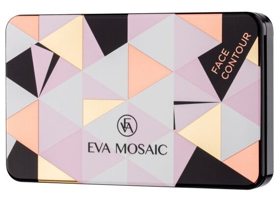 Палетка для контурирования лица Eva Mosaic Ideal Face Contour/2 - фото №4