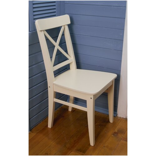 Стул для кухни ингольф (INGOLF) из массива дерева (цвет: слоновая кость)