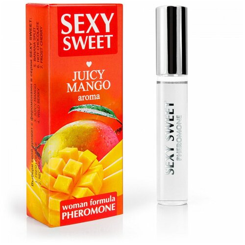 Арома средство для тела с феромонами SEXY SWEET JUICY MANGO с ароматом манго (10 мл)