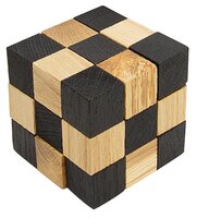 Головоломка Professor Puzzle Ultimate IQ Test Chequer Cube Puzzle коричневый