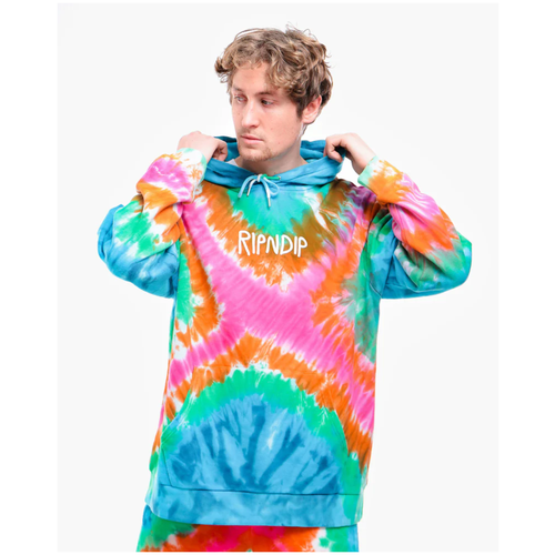 фото Толстовка ripndip og prisma rainbow x dye, размер xl