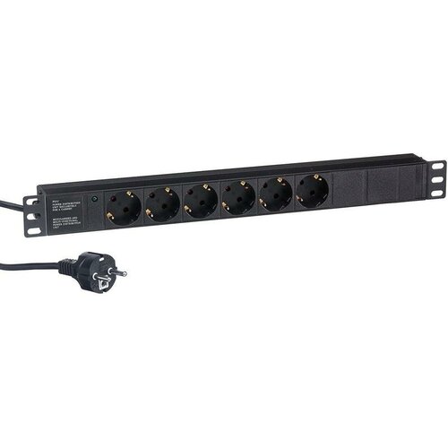 Блок розеток ExeGate ServerPro PDU-19H603 Al-6S-EU2.5CU