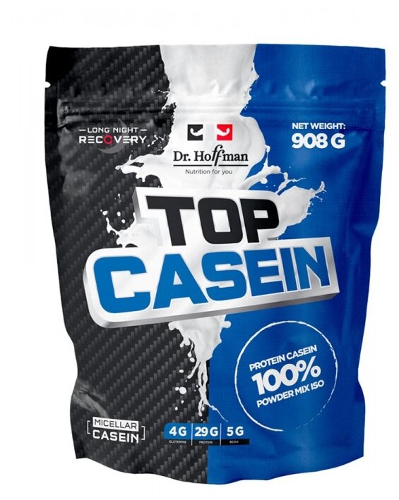 Казеиновый протеин Dr.Hoffman TOP CASEIN 908 г (ваниль)