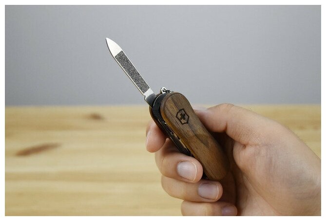 Нож перочинный Victorinox NailClip Wood 580 (0.6461.63) 65мм 6функций дерево - фото №15