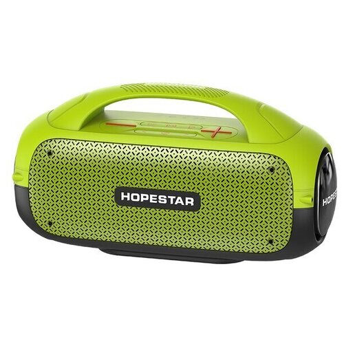 Портативная Колонка Hopestar A50 с Беспроводным микрофоном, Зеленый