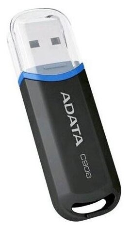 Накопитель USB 2.0 32Гб ADATA C906 (AC906-32G-RBK), черный