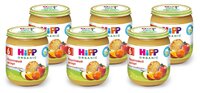 Пюре HiPP фруктовый десерт (с 6 месяцев) 125 г, 6 шт