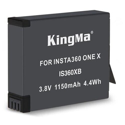 Аккумулятор Kingma 1150mAh для Insta 360 One R startrc insta360 one x2 bag mini pu portective storage case portable handbag for insta 360 one x panoramic camera accessories