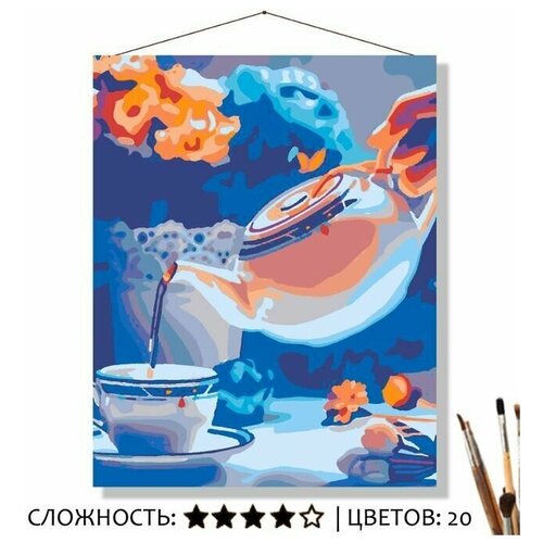 Картина по номерам на холсте Дневной чай 40х50 см картина по номерам на холсте дневной чай 40х50 см