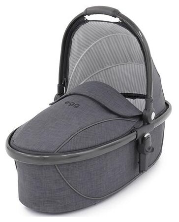 Люлька Egg Carrycot Quantum Grey & Gun Metal Frame