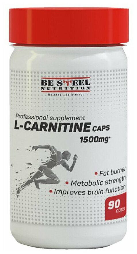 L-карнитин Be Steel Nutrition L-Carnitine Caps 750мг 90капс