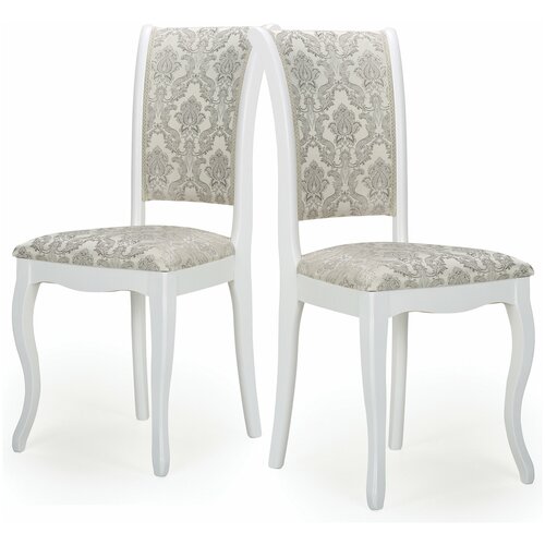 Комплект стульев Beneli белла Белый Жаккард Массив березы для кухни гостиной детской 2шт 21376₽