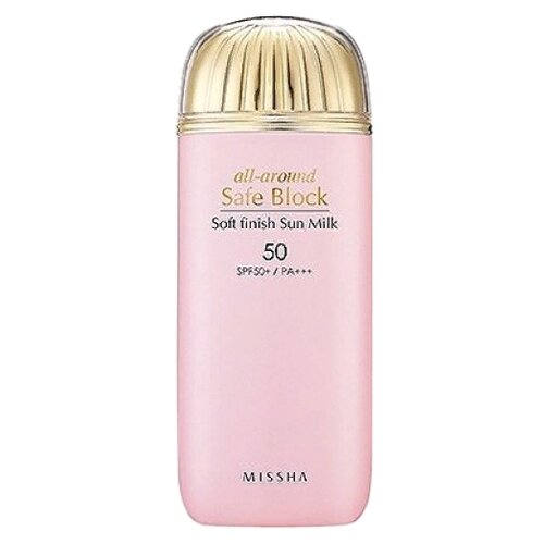 Missha Missha All Around Safe Block молочко солнцезащитное Soft Finish Sun Milk SPF 50 70 мл 1600₽