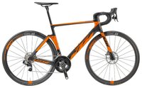 Шоссейный велосипед KTM Revelator Lisse Prestige (2018) black matt/orange glossy 19.5" (требует фина