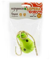 Шнуровка Мир деревянных игрушек Груша (Д262) зеленый