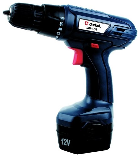 Аккумуляторная дрель-шуруповерт Dorkel DRA-12/6 — купить по цене от ...