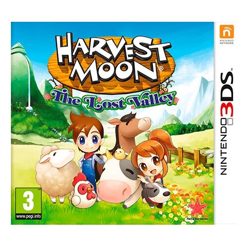 Игра Harvest Moon: The Lost Valley для Nintendo 3DS, картридж