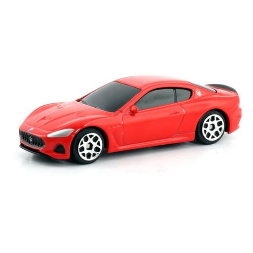 Машина металлическая Автоград, MASERATI GRANTURISMO, 1:64, цвет красный машина металлическая maserati granturismo 1 64 цвет синий