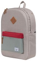 Рюкзак Herschel Heritage 21.5 beg/grey (light khaki crosshatch/shadow/brick red/tan synthe)