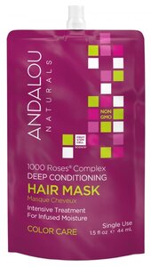 Фото Andalou Naturals 1000 Roses® Complex Color Care Маска питательная и восстанавливающая для окрашенных волос