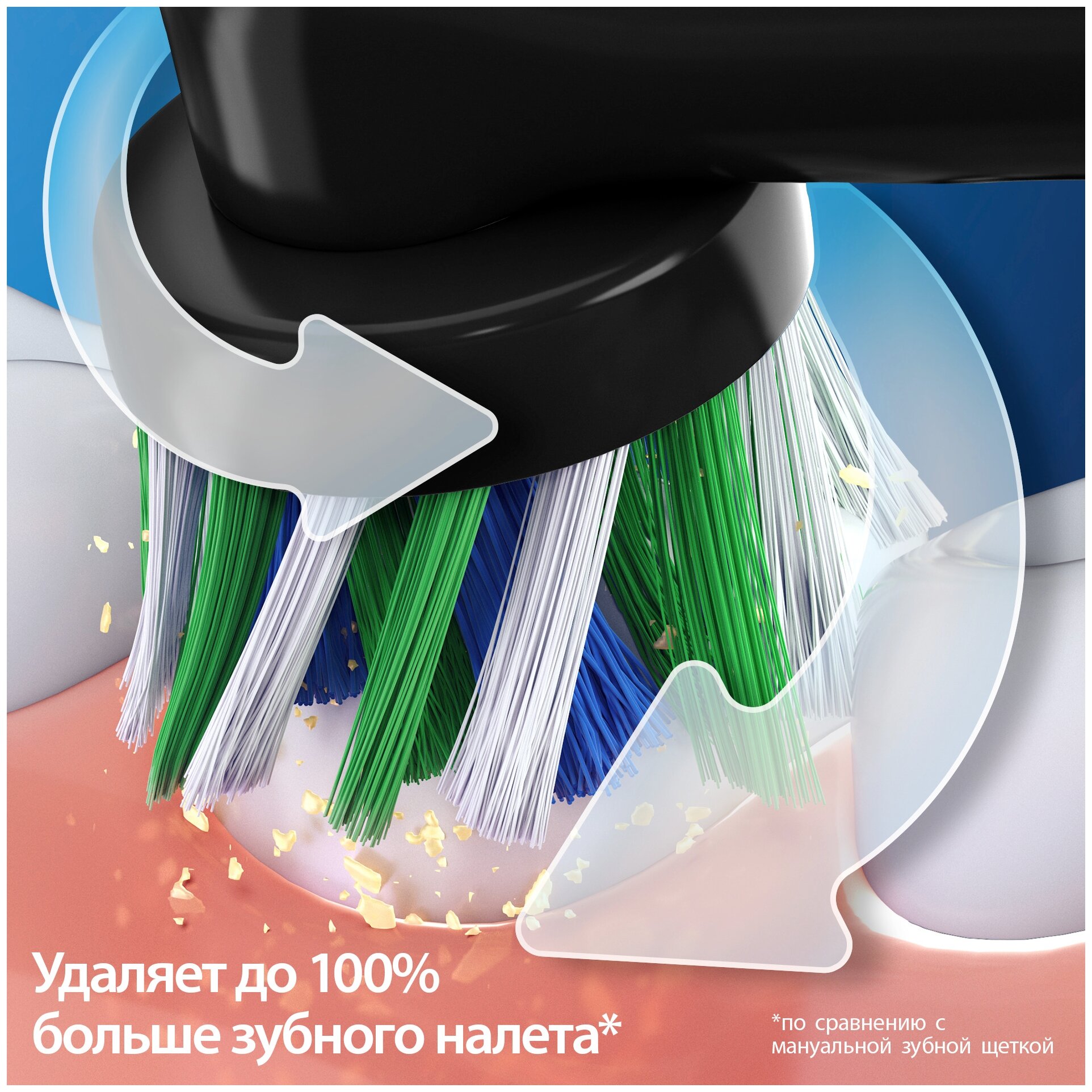 Электрическая зубная щетка Oral-B Vitality Pro Protect X Clean, лиловый - фотография № 8