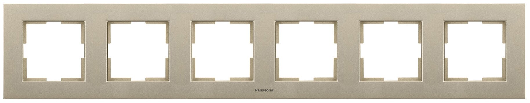 Рамка Panasonic Karre Plus WKTF08092BR-RU декоративная 1x пластик бронза упак.1шт