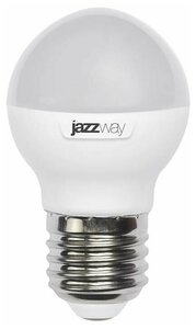 Лампа светодиодная jazzway 2859631A, E27, G45, 9 Вт, 3000 К