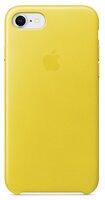 Чехол Apple кожаный для iPhone 8 / 7 bright orange