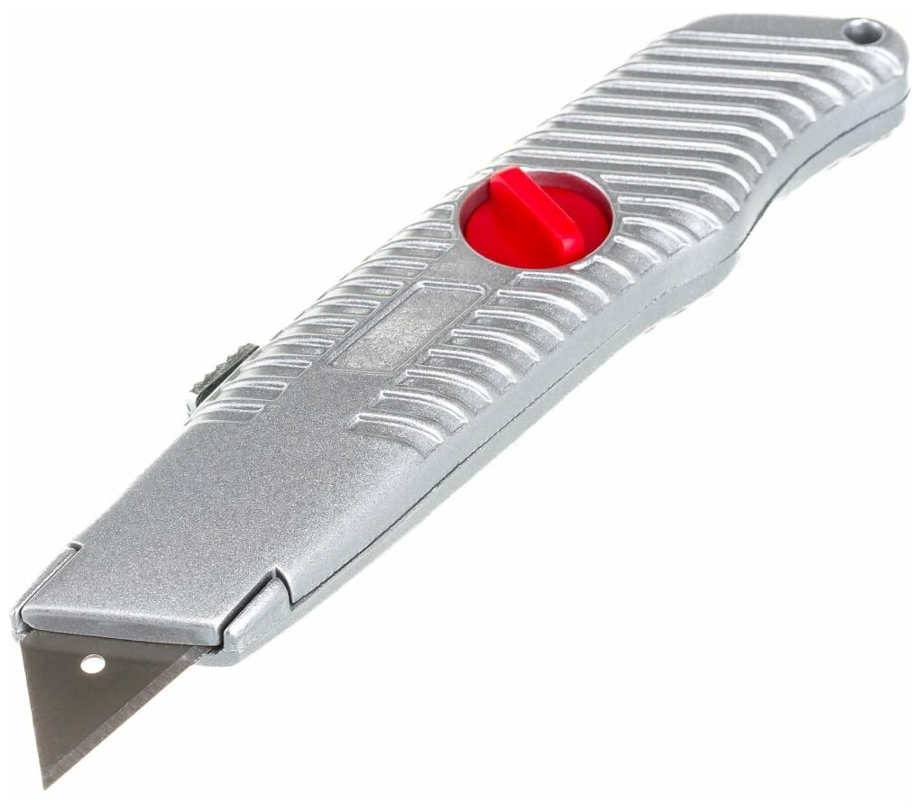 Нож 18 мм выдвижное трапециевидное лезвие металлический корпус MATRIX