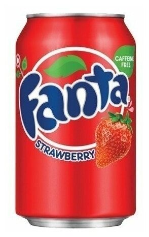 Газированный напиток Fanta Strawberry / Фанта Клубника 355 мл. (США) - фотография № 6