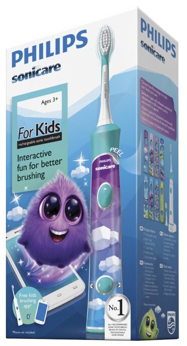 Электрическая зубная щетка Philips Sonicare For Kids HX6322/04 фото 9