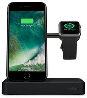 Док-станция универсальная Belkin Valet Charge Dock for Apple Watch + iPhone розовое золото