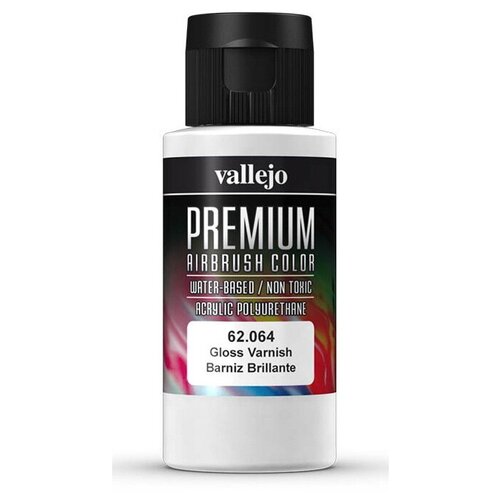 Лак глянцевый Vallejo Premium 60 мл