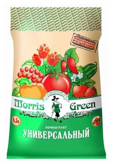 Грунт торфяной универсальный Morris Green 6,5 л. - фотография № 2