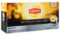 Чай черный Lipton Victorian Earl Grey в пакетиках, 100 шт.