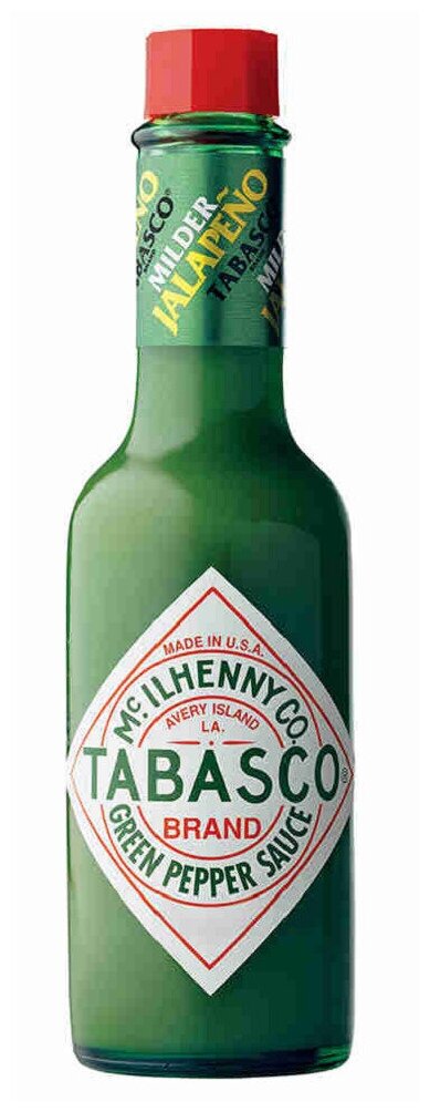 Соус острый Tabasco (Табаско) "Зеленый перечный", 150 мл, США