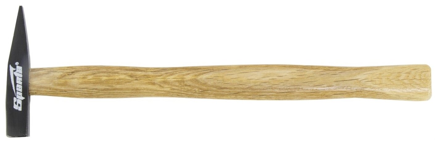 Молоток SPARTA 102025, 100 г, квадратный боек, деревянная рукоятка