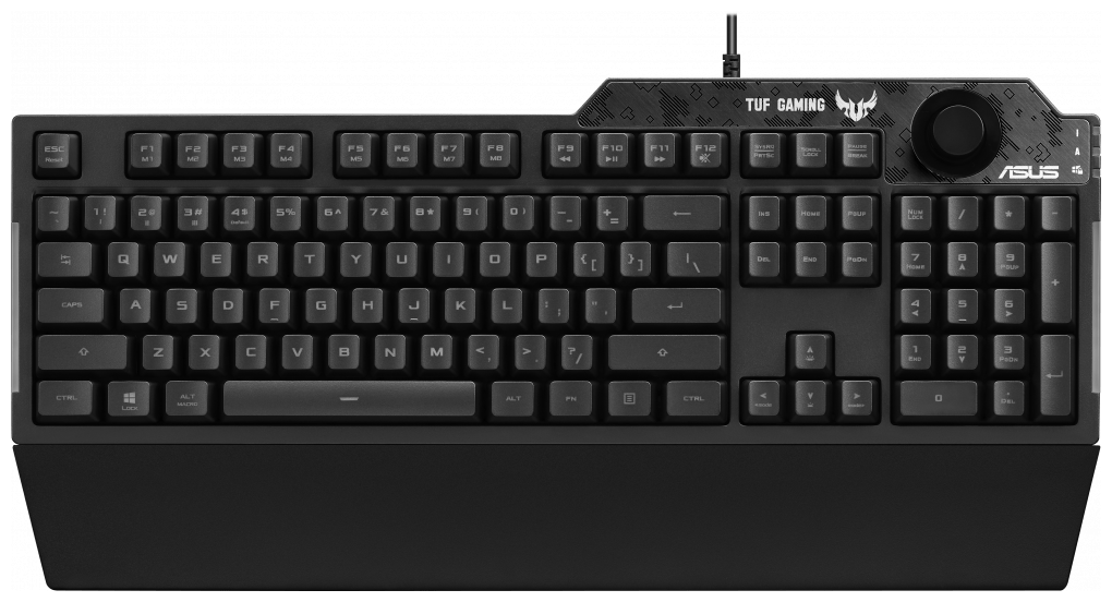 Клавиатура ASUS/игровая клавиатура/мембранная клавиатура с подсветкой клавиш/черная