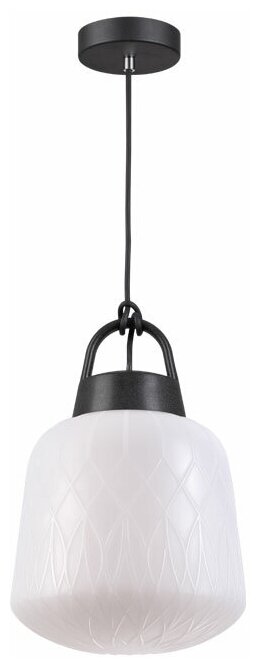 Уличный подвесной светильник Novotech Conte 370601, E27, кол-во ламп:1шт, Черный