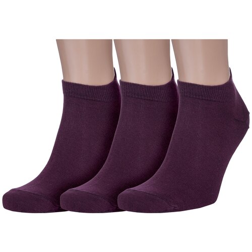 фото Комплект из 3 пар мужских носков moscowsocksclub бордовые, размер 29 (44-46) moskowsocksclub