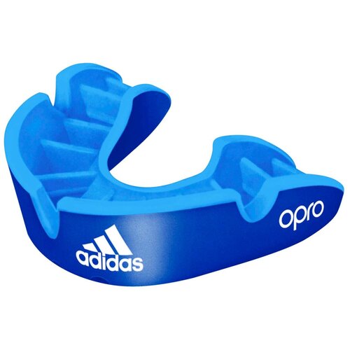 AdiBP32 Капа одночелюстная Opro Silver Gen4 Self-Fit Mouthguard синяя (размер Senior) - Adidas