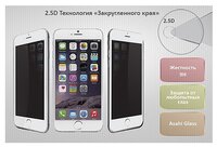 Защитное стекло Ainy Full Screen Cover AF-A610A/B для Apple iPhone 7/8 черный