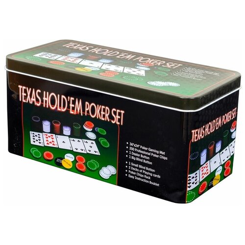 набор для покера texas holdem Набор для покера Texas Holdem Light: 200 фишек