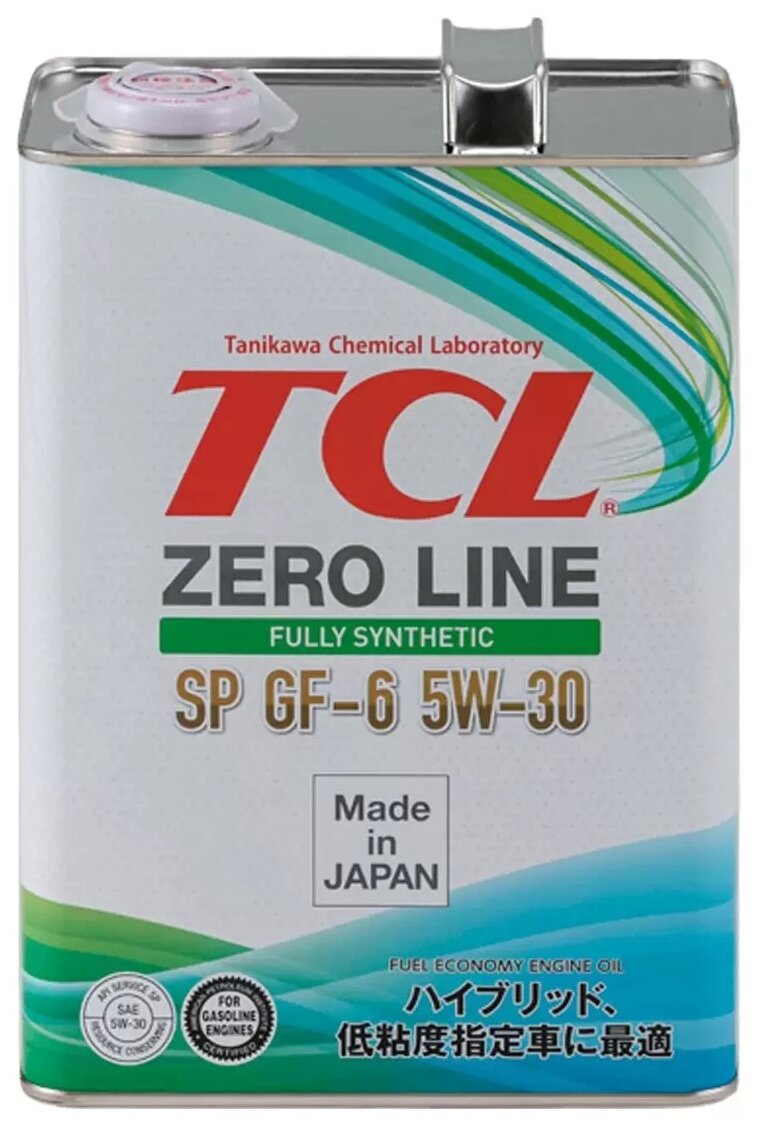 Синтетическое моторное масло TCL Zero Line 5W-30 SP GF-6