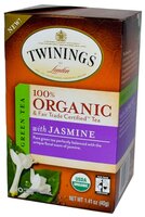 Чай зеленый Twinings Jasmine organic в пакетиках, 20 шт.