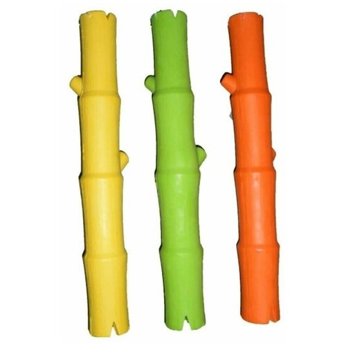 Игрушка для собак J.W. Lucky Bamboo Stick Small Бамбуковая палочка малая, каучуковая (20 см)