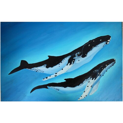 Киты Кит современный художник С. Петербург