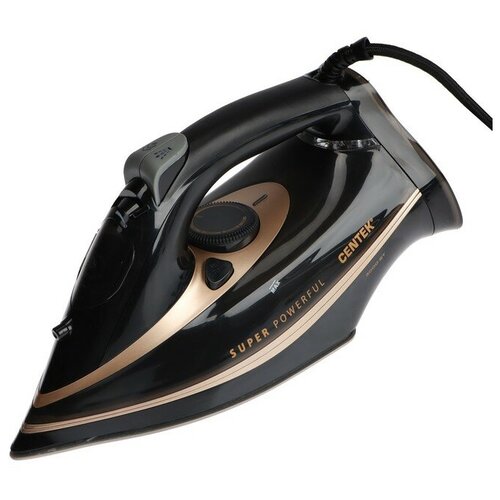 Утюг Centek Ct-2346 3000 Вт 380 мл керамика капля-стоп пар удар серо-золотистый Centek 942392 285200₽